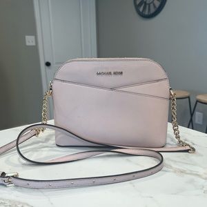 SOLD MICHAEL KORS Jet Set Travel Medium Dome Crossbody Bag blush pink